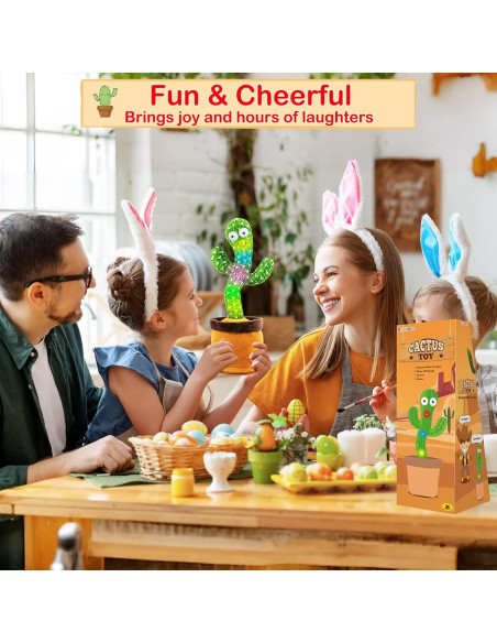 Juguete Cactus Hablante y Bailarín Qrooper 120 Canciones