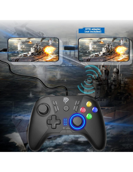 Controlador Inalámbrico EasySMX ESM 9110 para PC/PS3/Android Controlador Inalámbrico EasySMX ESM 9110 para PC/PS3/Android