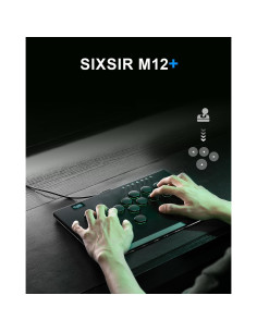Controlador de Juegos SIXSIR M12+ Sin Palanca RGB para PC/PS4/PS5/Switch 2