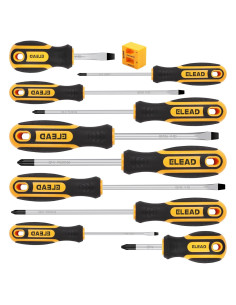Juego de Destornilladores Magnéticos 11 Piezas ELEAD