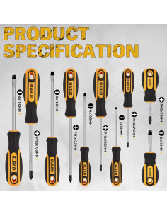 Juego de Destornilladores Magnéticos 11 Piezas ELEAD 2