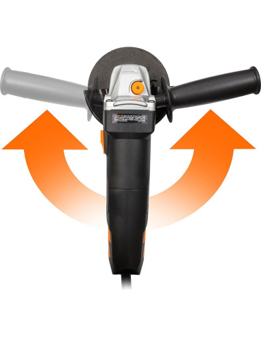 Amoladora Angular WEN 944 7A 11,000 RPM 4-1/2" Gris