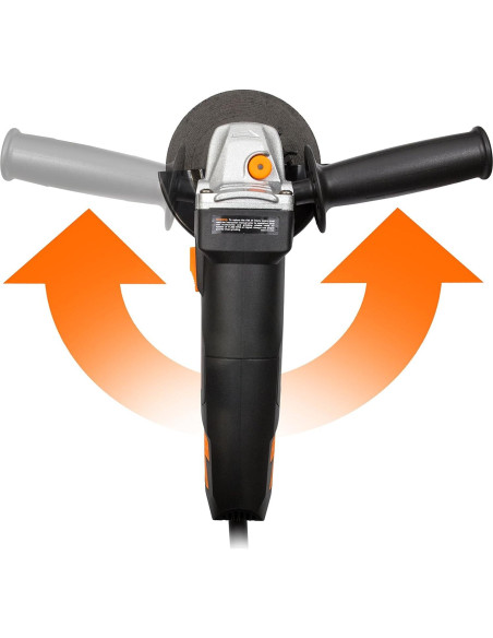 Amoladora Angular WEN 944 7A 11,000 RPM 4-1/2" Gris