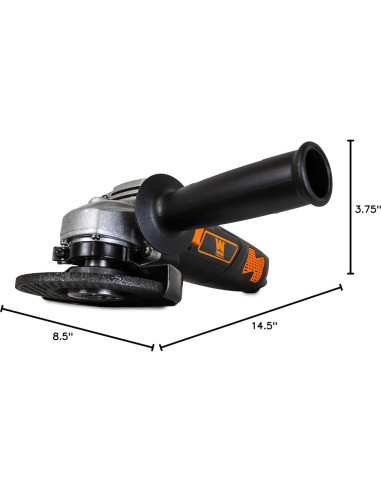 Amoladora Angular WEN 944 7A 11,000 RPM 4-1/2" Gris
