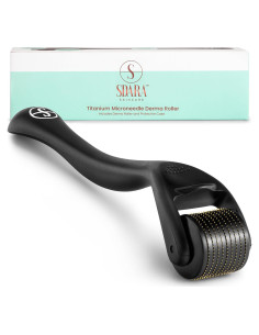 Rodillo Derma Sdara Negro Microneedling con Estuche Gratis