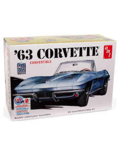 Kit Modelo AMT 1963 Chevy Corvette Convertible 1:25