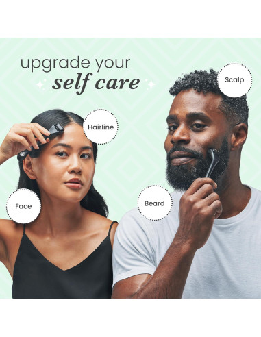 Rodillo Derma Sdara Negro Microneedling con Estuche Gratis