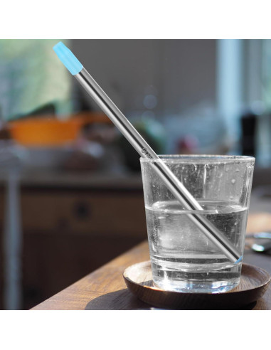 Filtro de Agua GLEFLE Reutilizable de Acero Inoxidable 26.4 cm