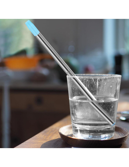 Filtro de Agua GLEFLE Reutilizable de Acero Inoxidable 26.4 cm