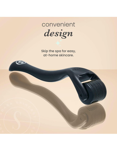 Rodillo Derma Sdara Negro Microneedling con Estuche Gratis