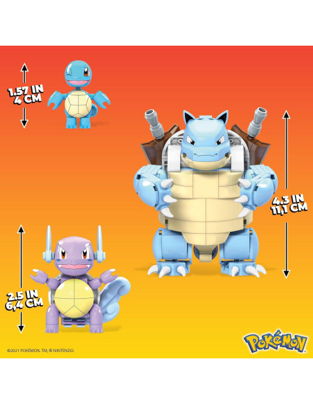 Set de Construcción Mega Construx Pokémon Squirtle 379 Piezas