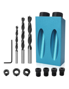 Kit de Plantilla de Agujeros 14 Piezas JonPhoe 15 Grados