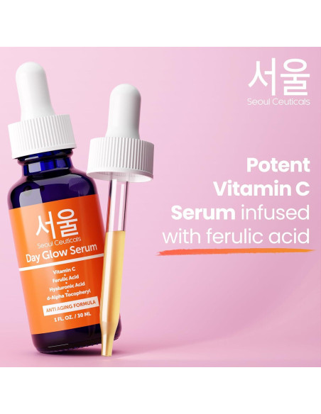 Suero Facial SeoulCeuticals 30ml - 20% Vitamina C Antiarrugas