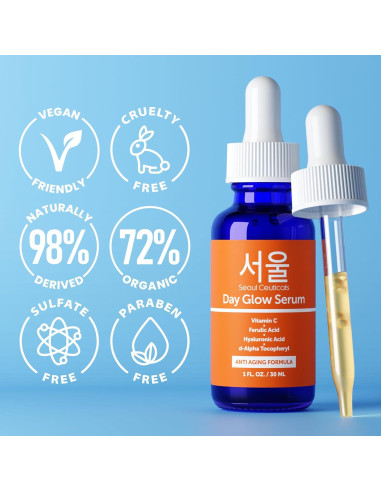 Suero Facial SeoulCeuticals 30ml - 20% Vitamina C Antiarrugas