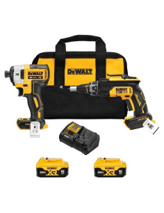 Kit DEWALT 20V MAX XR Pistola Tornillos y Destornillador Impacto