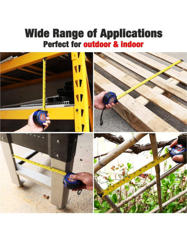 Cinta Métrica WORKPRO 7.6M con Gancho Magnético y Bloqueo