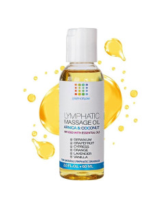 Aceite de Masaje Linfático Bruizex 59 ml - Árnica y Coco