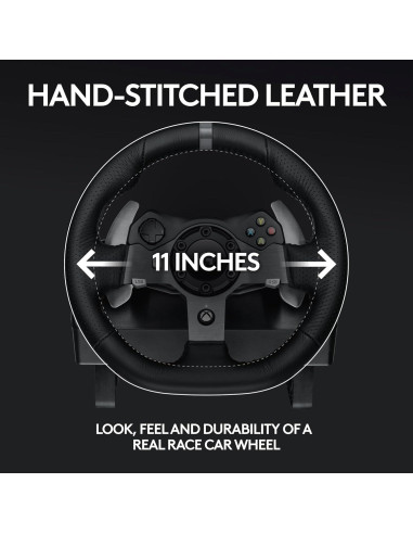 Volante de Carreras Logitech G920 con Pedales y Retroalimentación