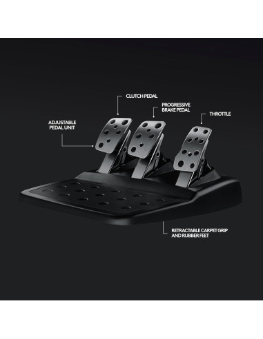 Volante de Carreras Logitech G920 con Pedales y Retroalimentación