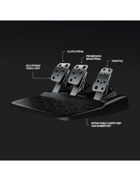 Volante de Carreras Logitech G920 con Pedales y Retroalimentación
