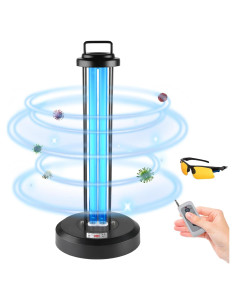 Luz Desinfectante UV-C Coospider 38W con Control Remoto
