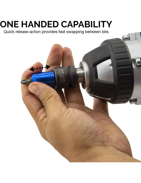 Adaptador de llave de impacto NEIKO 30275A 1/2" a 1/4" hexagonal