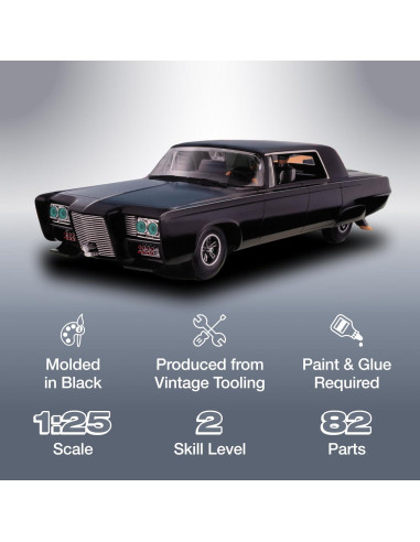 Kit Modelo Escala 1:25 AMT Green Hornet Black Beauty