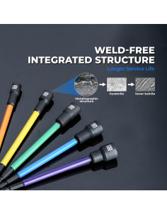 Set de Puntas de Destornillador de Tuerca Toolant 6PCS Extra Largo 2