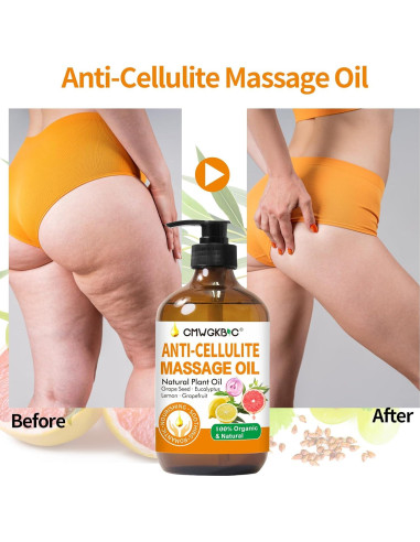 Aceite Anticelulitis CMWGKBC 200ml - Masaje Hidratante y Tonificante