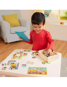 Pack de Rompecabezas de Madera B. toys - 8 Piezas para Niños 3+ 2