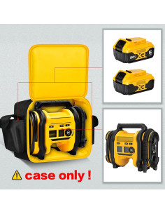 Funda para Compresor de Aire Tanmqin 20V Amarillo Interior 2