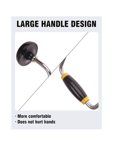 Taladro de Manivela Carpintero YEBOOCA 30.48 cm + 6 Brocas