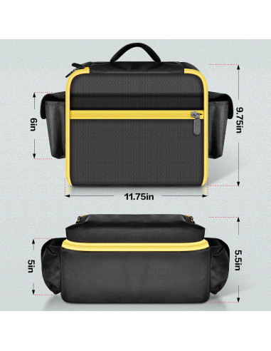 Funda para Compresor de Aire Tanmqin 20V Amarillo Interior