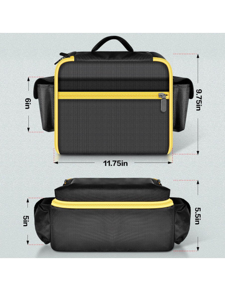 Funda para Compresor de Aire Tanmqin 20V Amarillo Interior