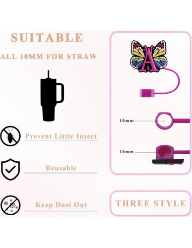 Tapa de paja ANHRMHH 3PCS para taza Stanley 30 y 40 Oz