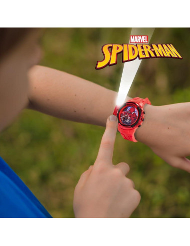 Reloj Spider-Man Accutime con Linterna LED para Niños