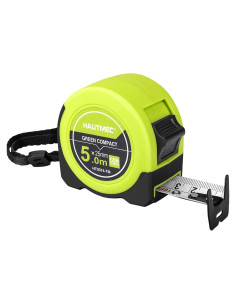 Cinta Métrica 5M HAUTMEC Doble Escala Compacta HT0314-TM