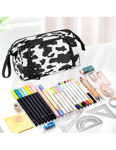 Estuche de Lápices DEHOZO Diseño Vaca Lechera 24x9.5x15cm