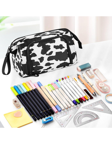 Estuche de Lápices DEHOZO Diseño Vaca Lechera 24x9.5x15cm