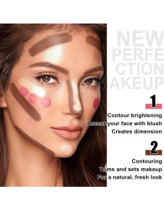 Kit de Maquillaje en Barra Meilury Doble Cara 6 Colores 2