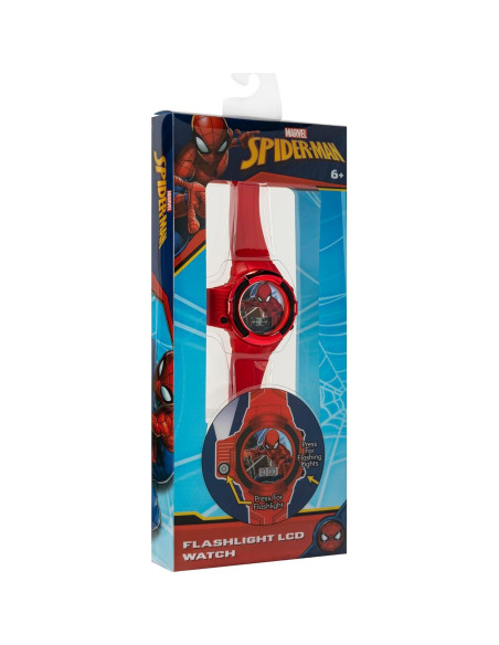 Reloj Spider-Man Accutime con Linterna LED para Niños