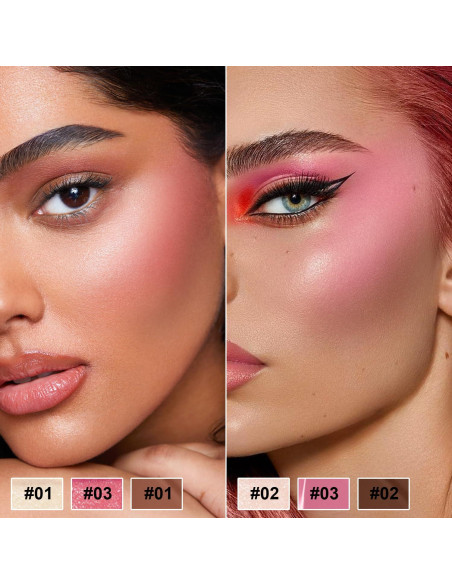 Kit de Maquillaje en Barra Meilury Doble Cara 6 Colores Kit de Maquillaje en Barra Meilury Doble Cara 6 Colores