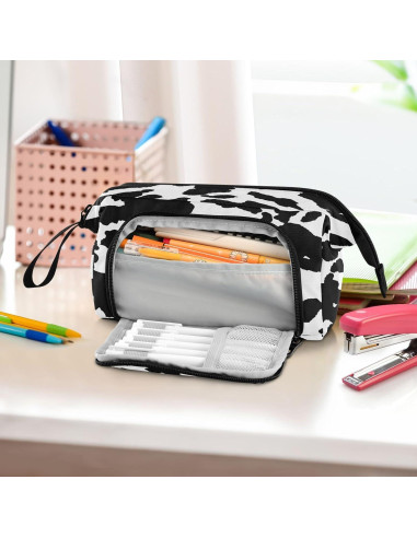 Estuche de Lápices DEHOZO Diseño Vaca Lechera 24x9.5x15cm