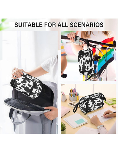 Estuche de Lápices DEHOZO Diseño Vaca Lechera 24x9.5x15cm