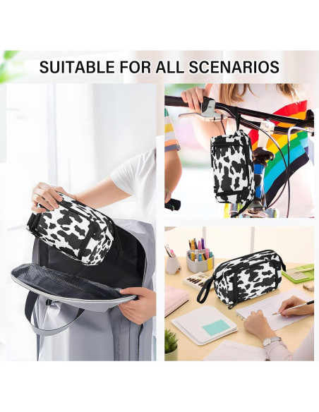 Estuche de Lápices DEHOZO Diseño Vaca Lechera 24x9.5x15cm