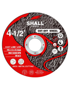 Ruedas de Corte SHALL 25 Piezas 115mm para Amoladora Angular