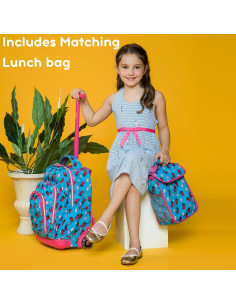 Mochila Rodante J World New York Lollipop + Bolsa Almuerzo 2