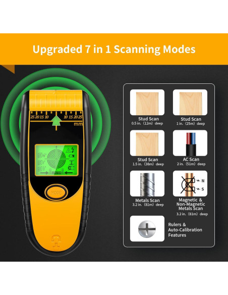 Buscador de Estudio Electrónico Levligle 7 en 1 con LCD