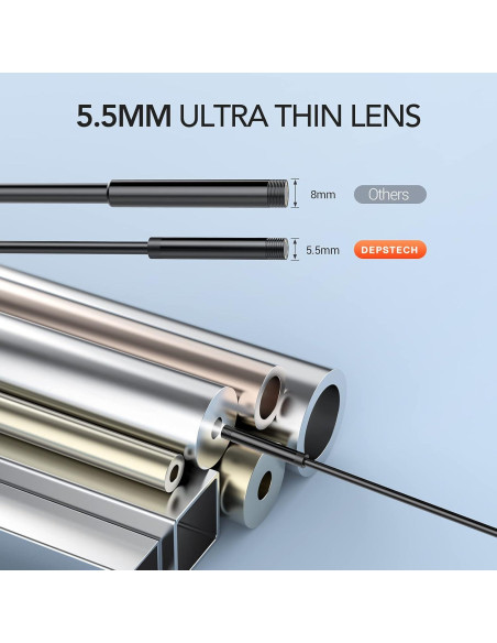 Endoscopio Industrial DEPSTECH DS300 5.5mm 1080P LCD 4.3"