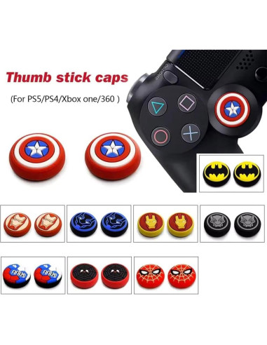 Cubiertas de agarre para joystick 3D Play+ - Juego de 4 - ADR